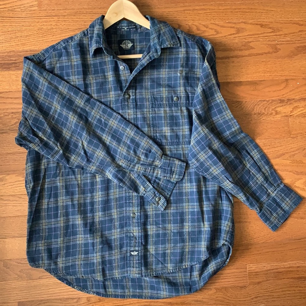* 3/$10 * Dockers Plaid Long-Sleeve Dress Shirt